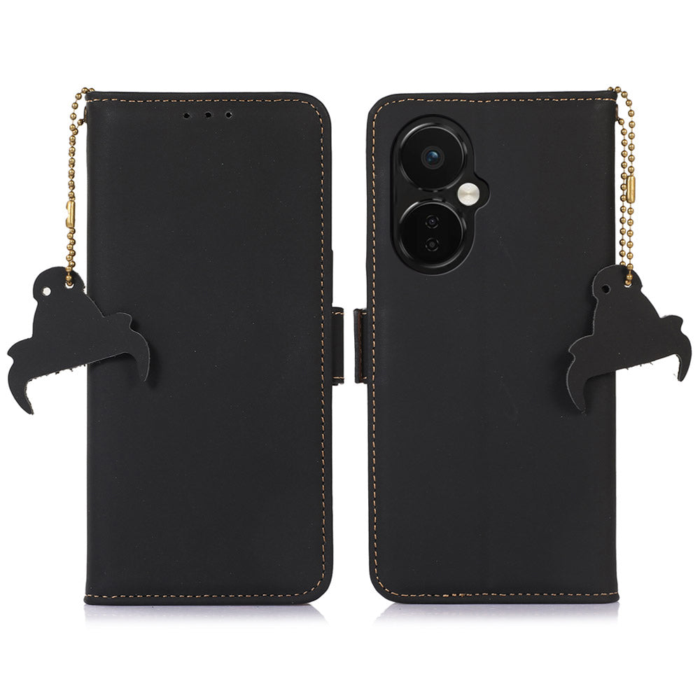 For OnePlus Nord CE 3 Lite 5G Nord N30 5G Genuine Cow Leather Phone Case Flip Stand Cover with RFID Blocking Wallet For OnePlus Nord CE 3 Lite 5G Nord N30 5G Genuine Cow Leather Phone Case Flip Stand Cover with RFID Blocking Wallet